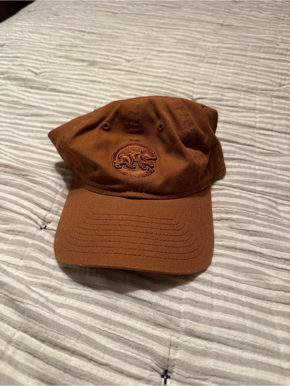 Brown Embroidered Chicago cubs hat